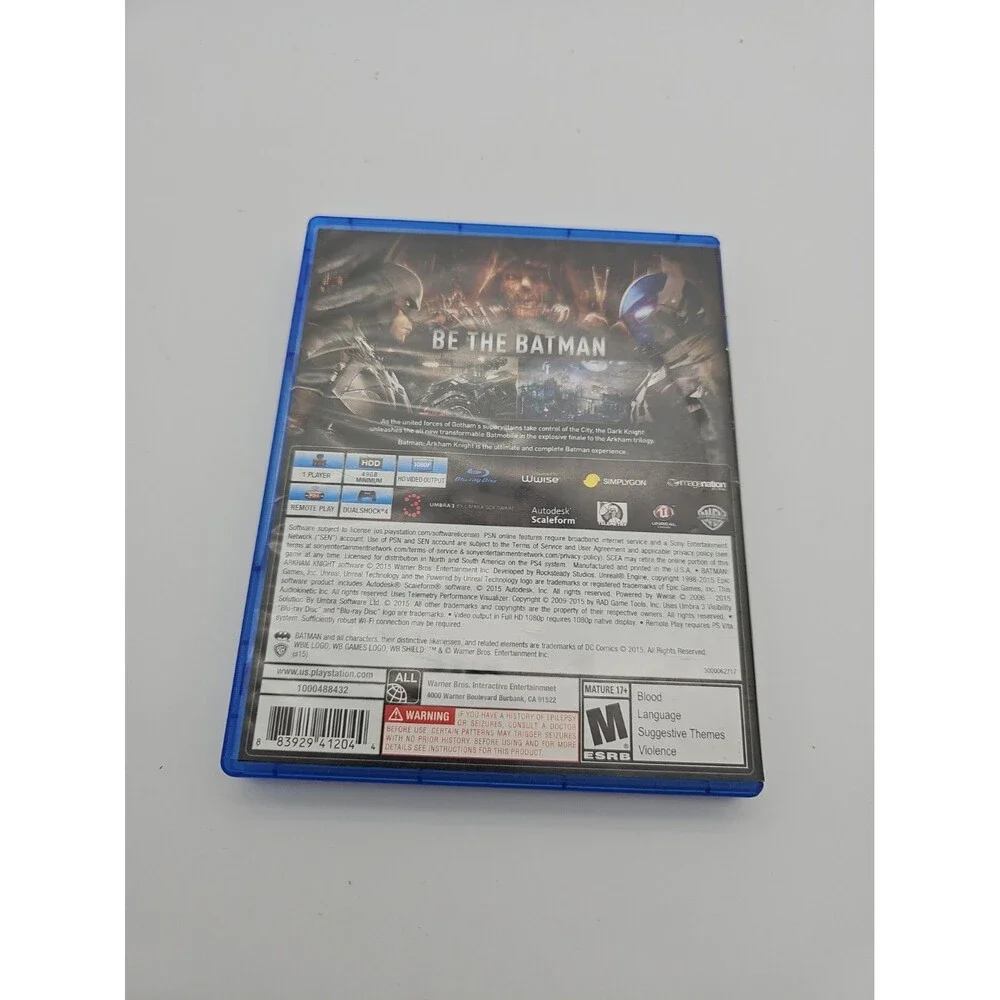 Batman: Arkham Knight ( PlayStation 4, PS4 2015 ) CIB Tested